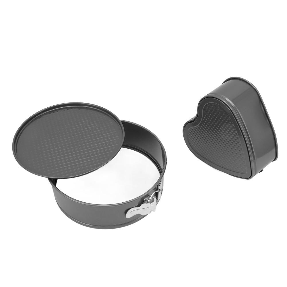 3pcs Removable Bottom Cake Pan Set Carbon Steel Cheesecake Pan Set Baking Tool  Bakery Catering
