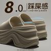 Ciabatte con Plateau Spesso da Donna Estate Sandali Comodi con Zeppa Donna Solidi Antiscivolo Eva Suola Spessa Ciabatte Scarpe