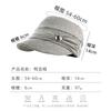 Vintage Pleated Button Equestrian Hat Women's Spring and Autumn Face Peaked Hat Fashion Versatile Bere Newsboy Hat