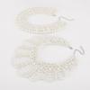 Fashion French Palace Style Handmade Woven Faux Pearl Collar Choker Retro False Collar Necklace Elegant Female Jewelry