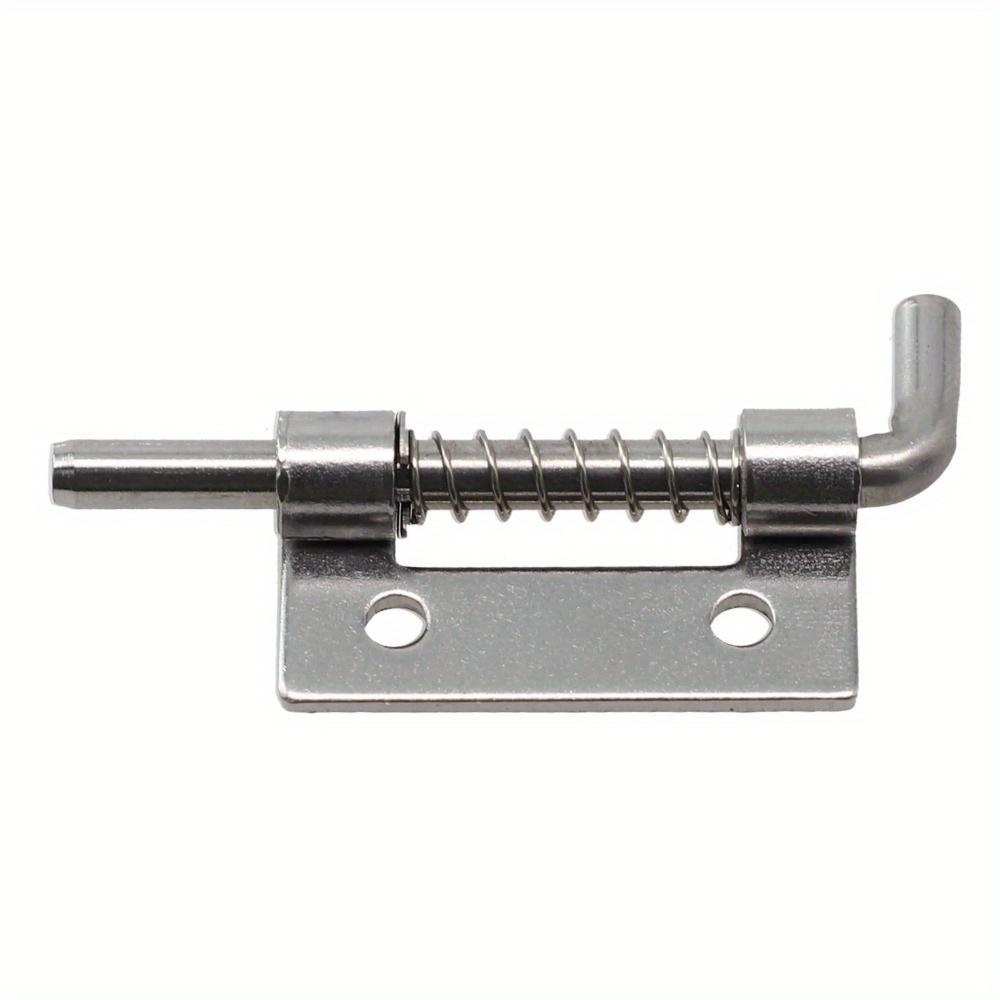 2PCS Spring Loaded Latch Pin Stainless Steel Window Cabinet Hinges Security Door Bolt Latch For Household Hardware