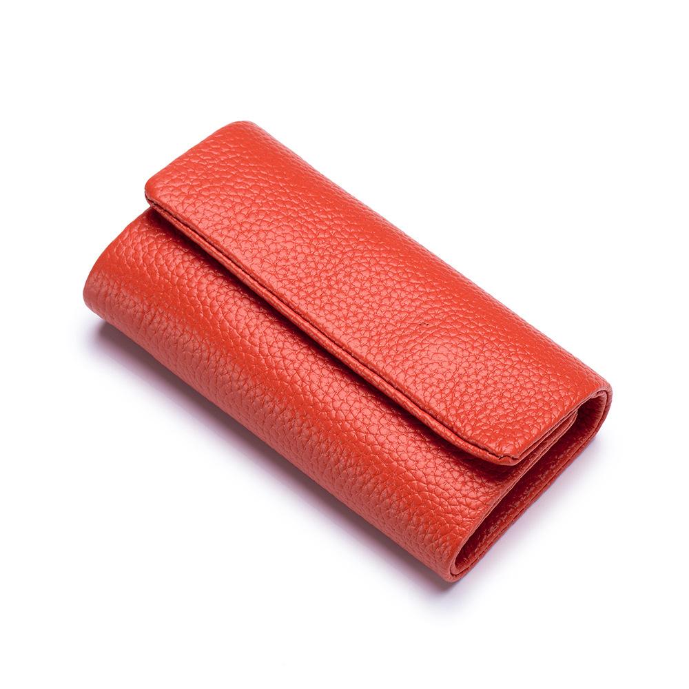 The first layer of cowhide multi-functional key bag, change bag, couple style fashionable and simple door key bag