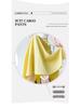 Women's Yellow High-Waist Ice Silk Pleated Long Skirt - Summer A-Line Slimming Design