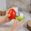 16PCS Cartoon Easter Rabbit Eggs Happy Easter Colorful Plastic Eggs  Home Decoration