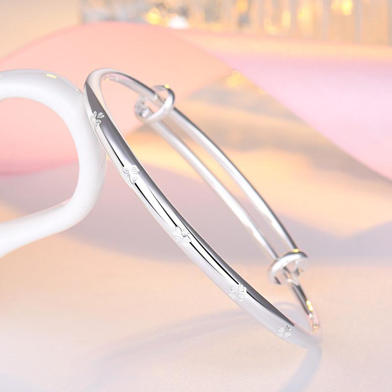2023 New 925 Sterling Silver High Quality Simplicity Bead Romance Bracelet Chain For Woman Engagement Party Wedding Jewelry