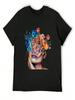 Inner Beauty 3 Watercolor Abstract Portrait Of Wounisex Face Blossoming With Flowers T-Shirt Anime Stuff Unisexs Shirts Graphic Tee