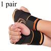 1PAIR Sports Strap Palm Guard Outdoor Sports Weightlifting Fitness Wrap Wrist Elastic Pressurized Strap Palm Guard