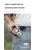 2026 Handheld USB Fan: Portable, 100-Speed, Strong Wind, Ice Pack, Digital Display