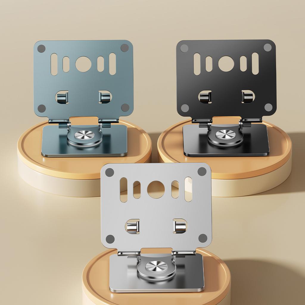 J58 Cooling Gaming Stand Rotating Tablet Holder Dual Rod Support Alloy Steel Foldable Cradle