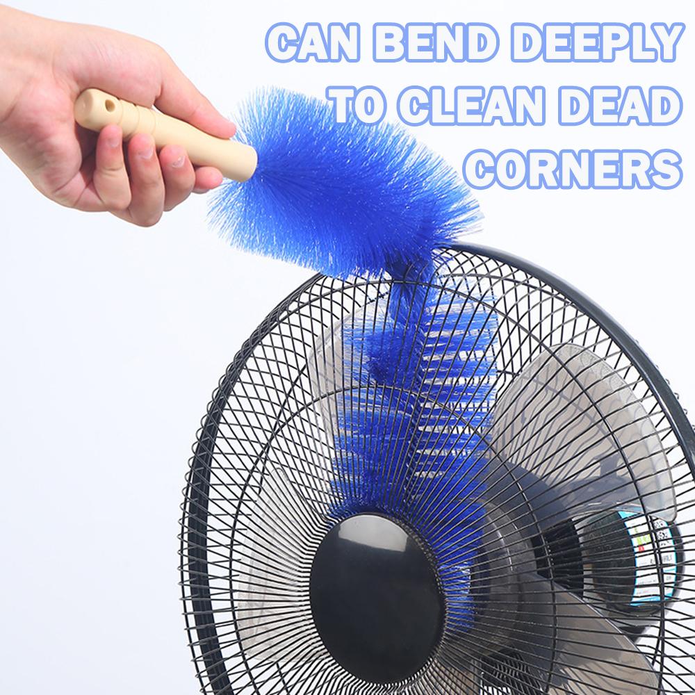 Biegsame Fächerbürste mit hängenden Löchern für Klimaanlagen, Staubbesen für Kanalisationsfenster