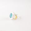 Blue Cat's Eye Gemstone 925 Stamped Silver Jewelry Handmade Ring Gift For Sister RR-61-37
