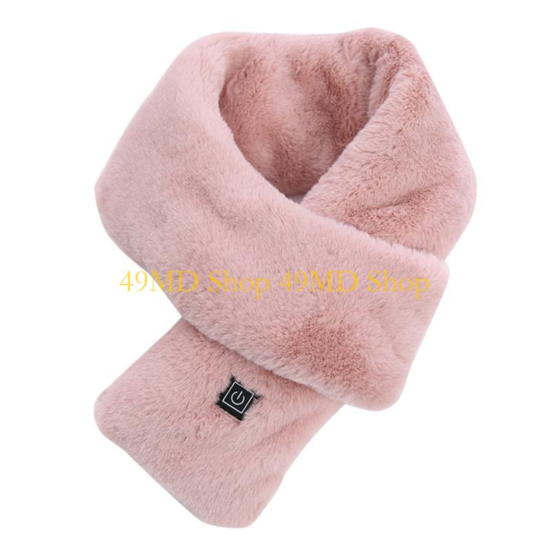 49MD Heated Scarf Men Women USB Port Connecting to Heating Scarf Neck Wrap
