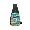 Cook Men'S Crossbody Bag Breast Bag Simple Luggage Oxford Cloth Fashion Waterproof Shoulder Backpack Tide Ins