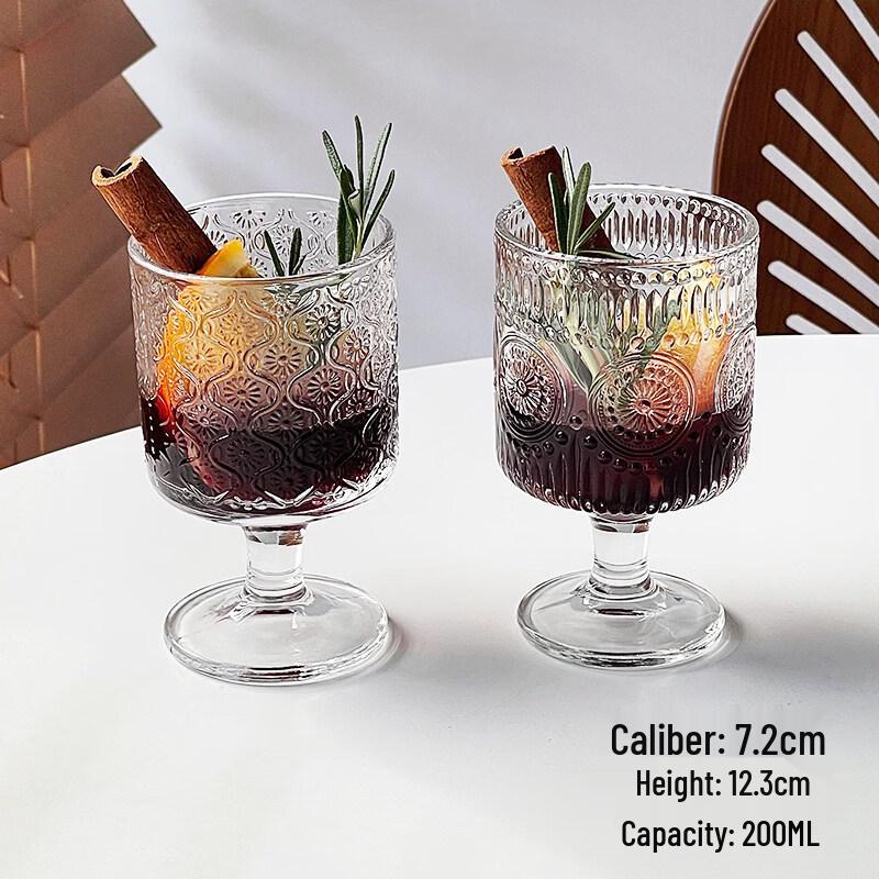 ZISIZ Ins Style Christmas Red Wine Glass