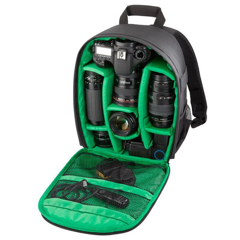 Compact Dual-Shoulder Camera Backpack DSLR Mirrorless Cameras - Waterproof Shockproof Lightweight Travel Bag