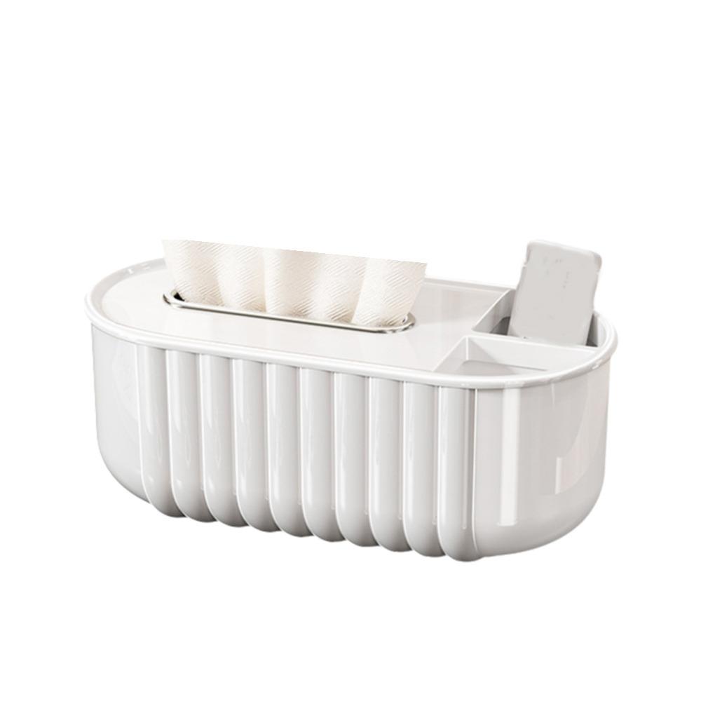 

Plastic Paper Towel Holder Large Capacity Napkin Holder Practical Paper Dispenser Living Room белый