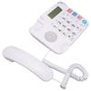 Home Corded Phone LCD Display Ringtone Volume Adjustment Big Button Landline with Speaker for Seniors