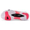Li Ning OP Textile, Synthetic Leather Abrasion Resistant Low top Badminton Shoes Unisex White Pink Black AYZU007-1