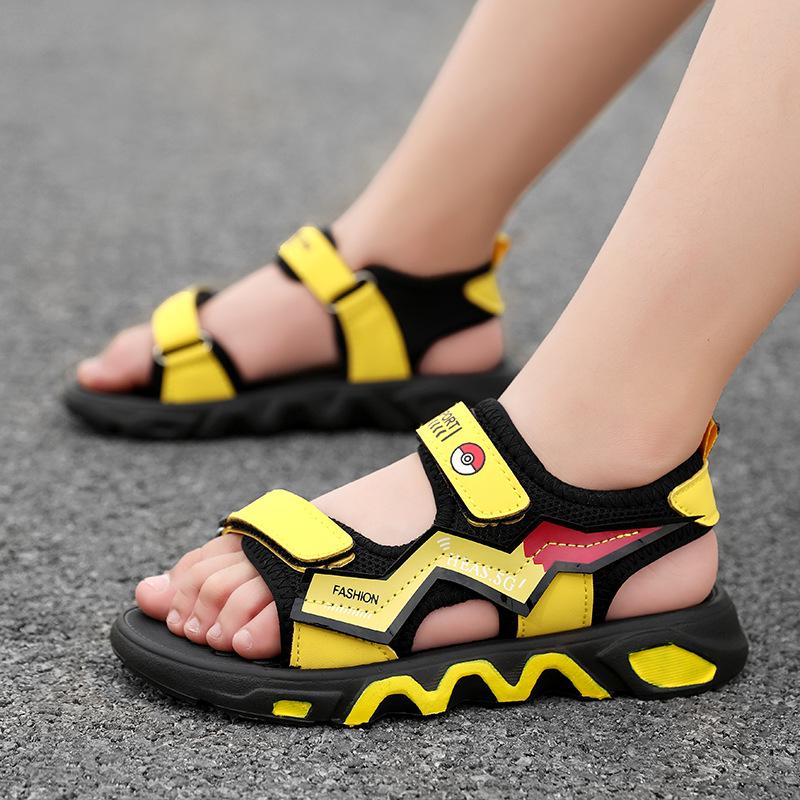 Boys' Trendy Non-Slip Summer Sports Sandals - Soft Sole for Kids
