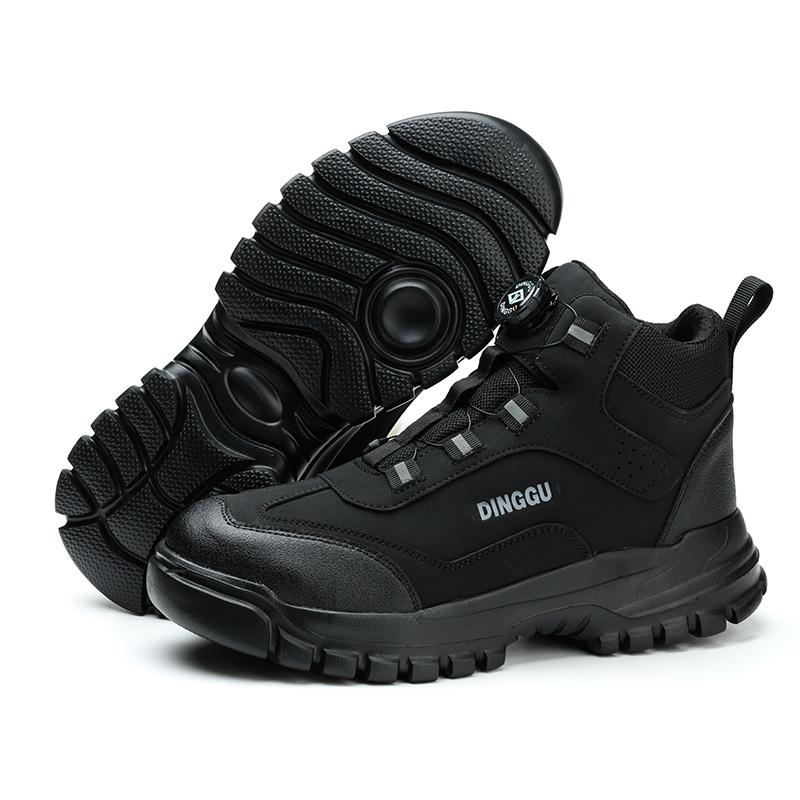 High top Steel toe Work Safety Shoes Waterproof Protective Shoes Hiking Work Boots Anti-smash Anti puncture Indestructible Boots