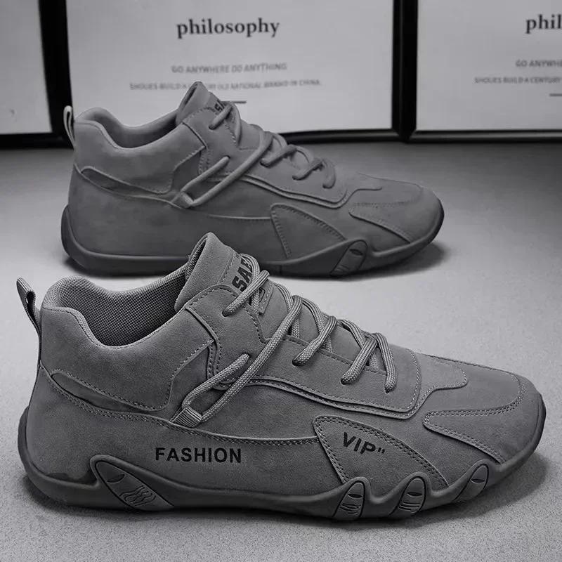 

Casual Shoes for Men Designer Fashion Men s Sneakers Comfortable Breathable Non-slip Mens Sports Shoes Tenis Masculinos 39 серый