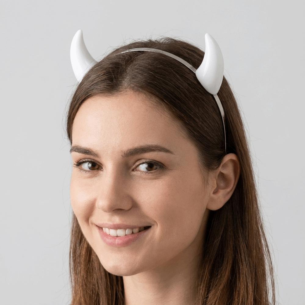 Harz Ochsengeweih Haarspangen Tier Anime Stirnband Teufelshorn Haarband Tägliches Styling