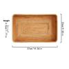 Handcraft Rattan Serving Tray, Wicker Storage and Organizing Baskets, Woven Tray for Home Decor, Bathroom, Kitchen Counter
