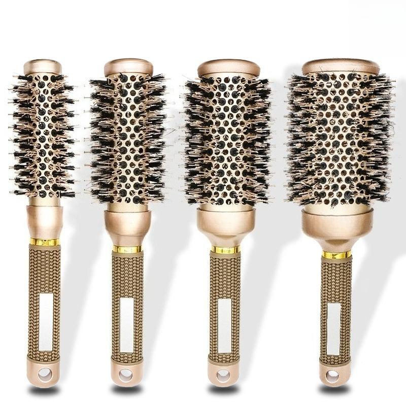Cylinder Curling Roller Comb Professional Styling Hair Comb