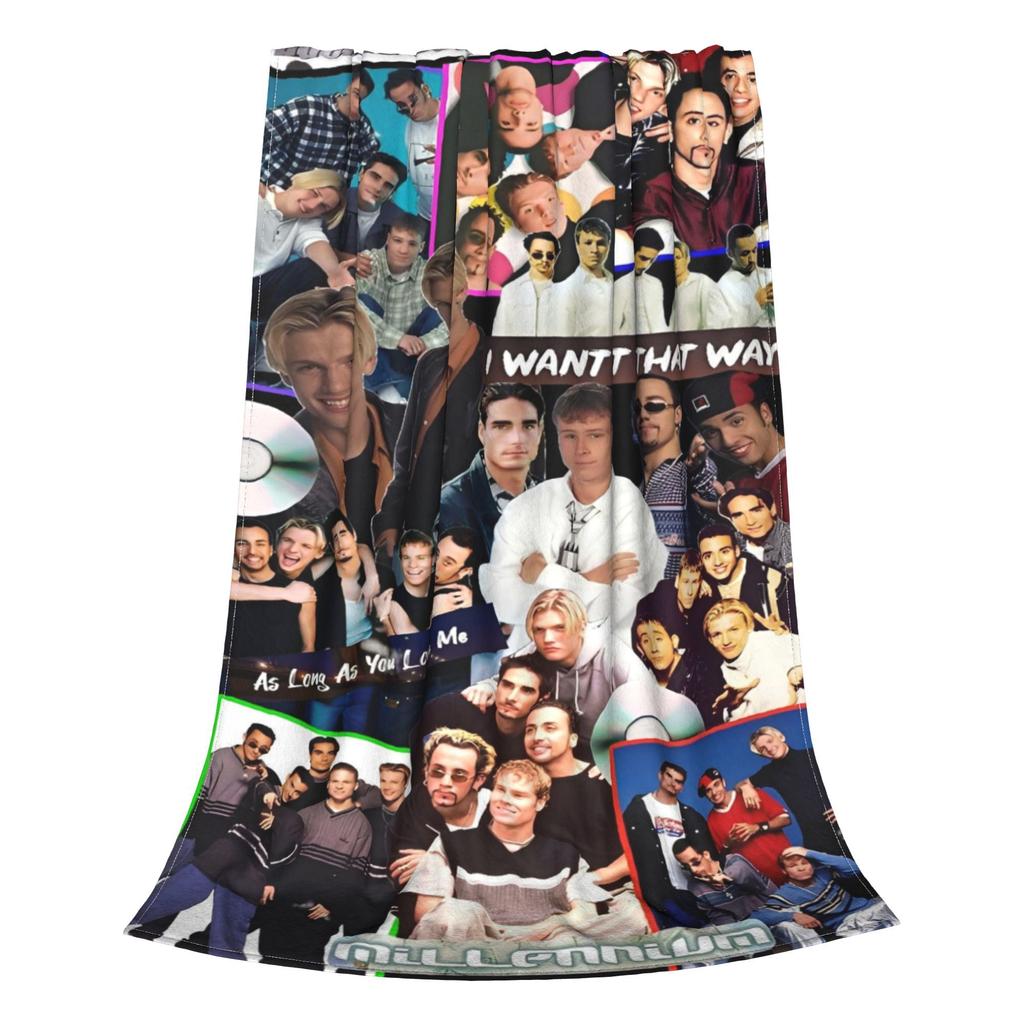 Coperte Musicali Backstreet Boys Coperte Plaid in Flanella Divano di Casa Portatili Leggere Copriletti