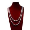 045 Elegant Sunflower Freshwater Pearl Necklace: Versatile, Fashionable, Slightly Imperfect, with Strong Luster