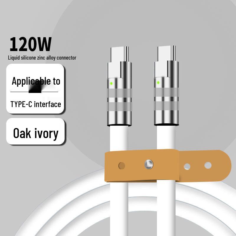 120W Zinc Alloy Fast Charging Cable for iPhone 13 and Huawei