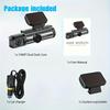 2024 Dual Lens 1080P Car Dash Cam with Night Vision & 360° Front and Interior Recording
