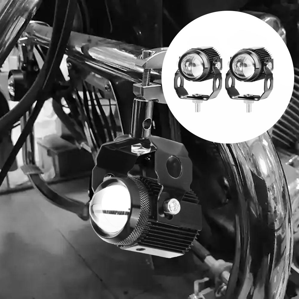 Motorcycle LED HeadLight Auxiliary Spotlight Lamp Work Offroad Driving Fog Lamp Motorcycles Headlight Fog White Yellow Headlamp