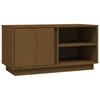 TV Stand in Honey Brown 80 x 35 x 40.5 cm Solid Pine Wood