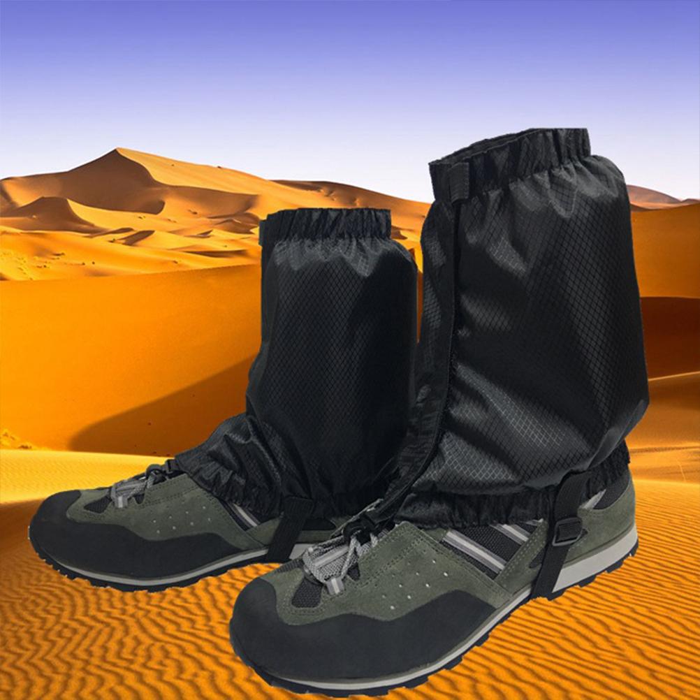 Waterproof Leg Gaiter Outdoor Hiking Foot Cover with Elastic Band for Climbing Walking