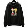 Beavis and Buttheads Christmas Xmas Festive Costumes Loose Graphic Hoodie Unisex Holiday Gift for Men Casual Wear Sweatshirt