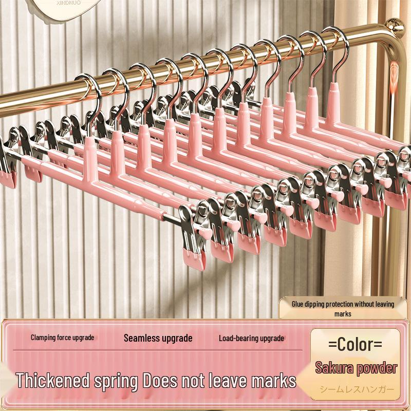 Multi-Functional Non-Slip Stainless Steel Hanger for Pants, Underwear, Skirts, and Clothes