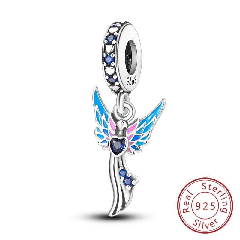 Potrivire Mărgele Charmuri Cupru Original Băiat Fată Mamă Pandantiv Charmuri Pentru Brățară Colier Bijuterii Femei Cadou