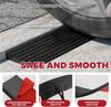 1PC 1m/39.37inch Doorway Threshold Ramp Self-adhesive PVC Rubber Ramp Wear-resistant Striped Stair Anti Slip Tape