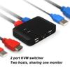 HD Multimedia Interface Switcher 2 in 1 Out KVM Splitter Adapter for Mouse Keyboard Laptop Computer Printer Projector