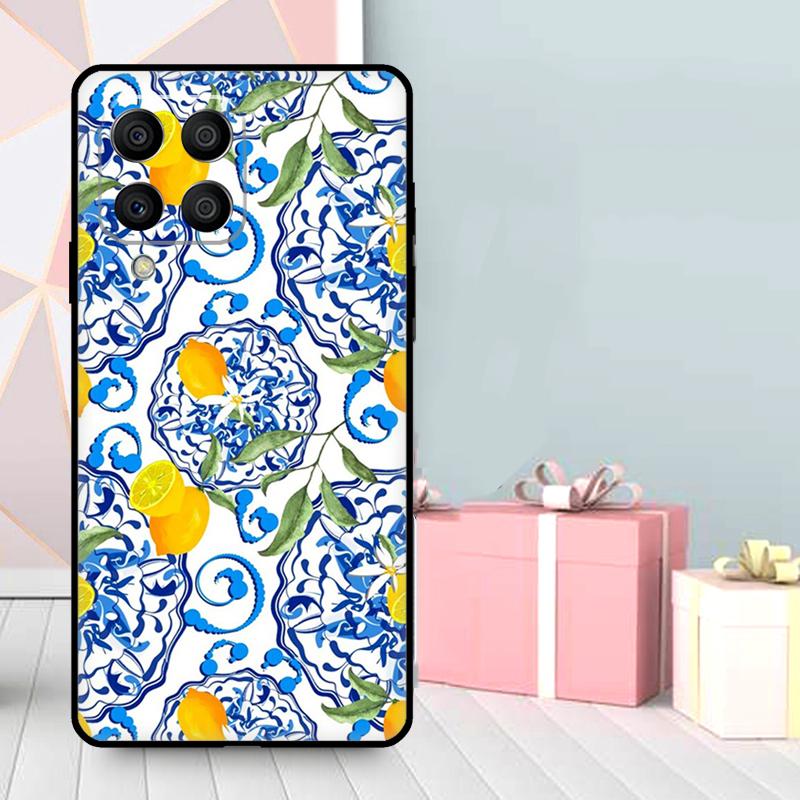 Mediterranean Lemon Case For Samsung Galaxy M06 M11 M31 M14 M34 M54 M12 M32 M52 M15 M13 M16 M36 M56 M53 M35 M55