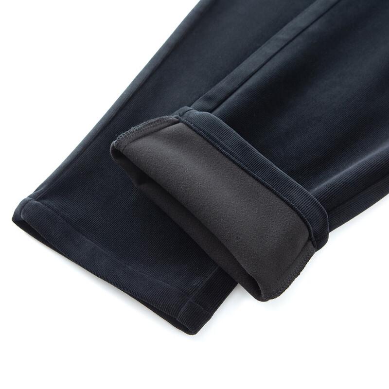 MONTAGUT Men's Fleece-Lined Straight-Leg Casual Pants