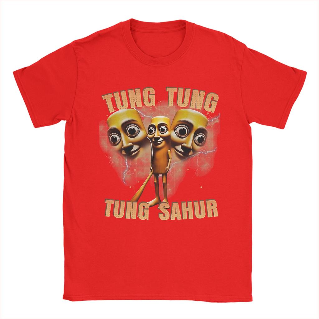 Vintage T Shirt Summer Tung Tung Sahur Hippie T Shirts Cotton Tee Shirt for Unisex YK Casual Short Sleeve Clothes
