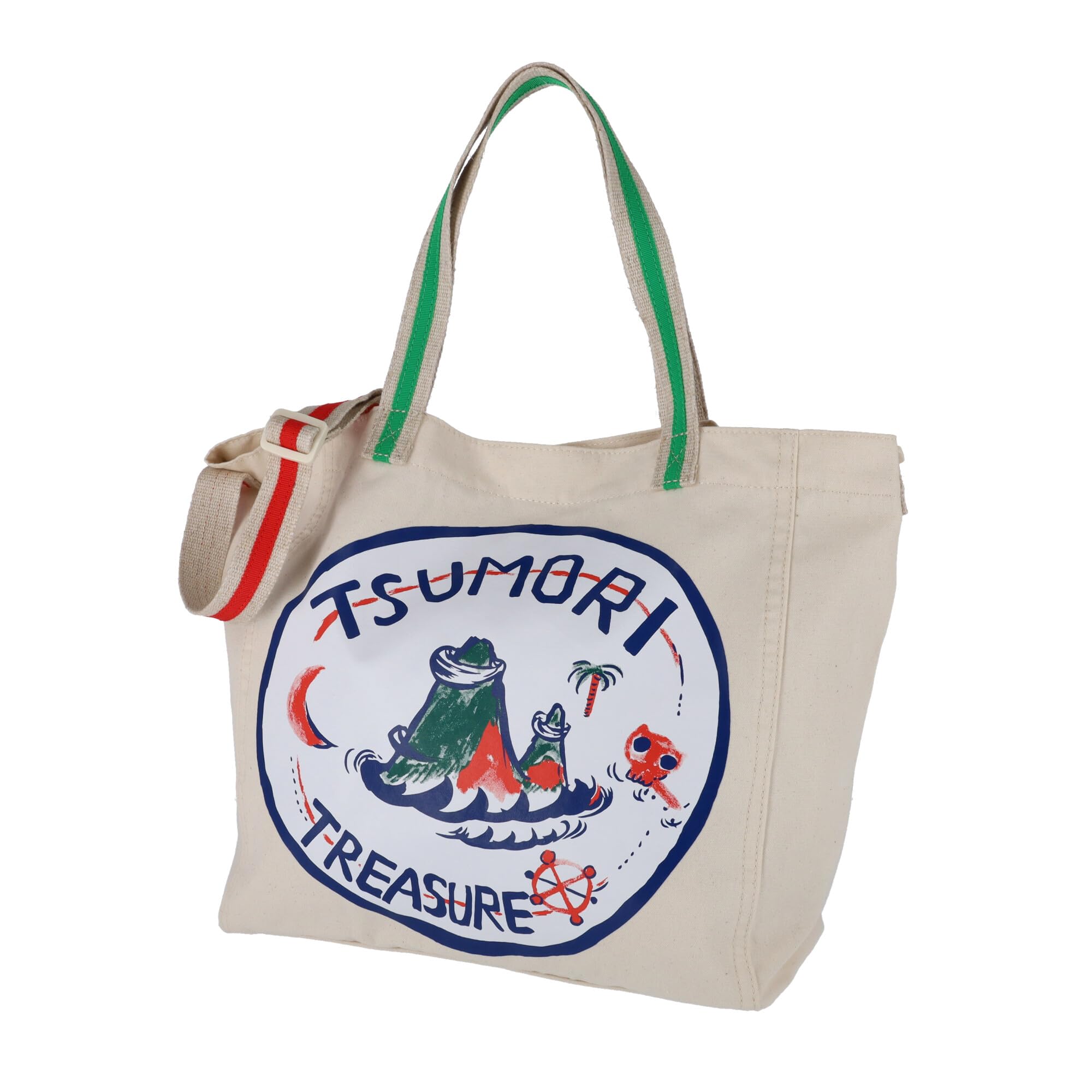 

Женская сумка-тоут, сумка через плечо, сумка 2-в-1 Tsumori Chisato Treasure Island