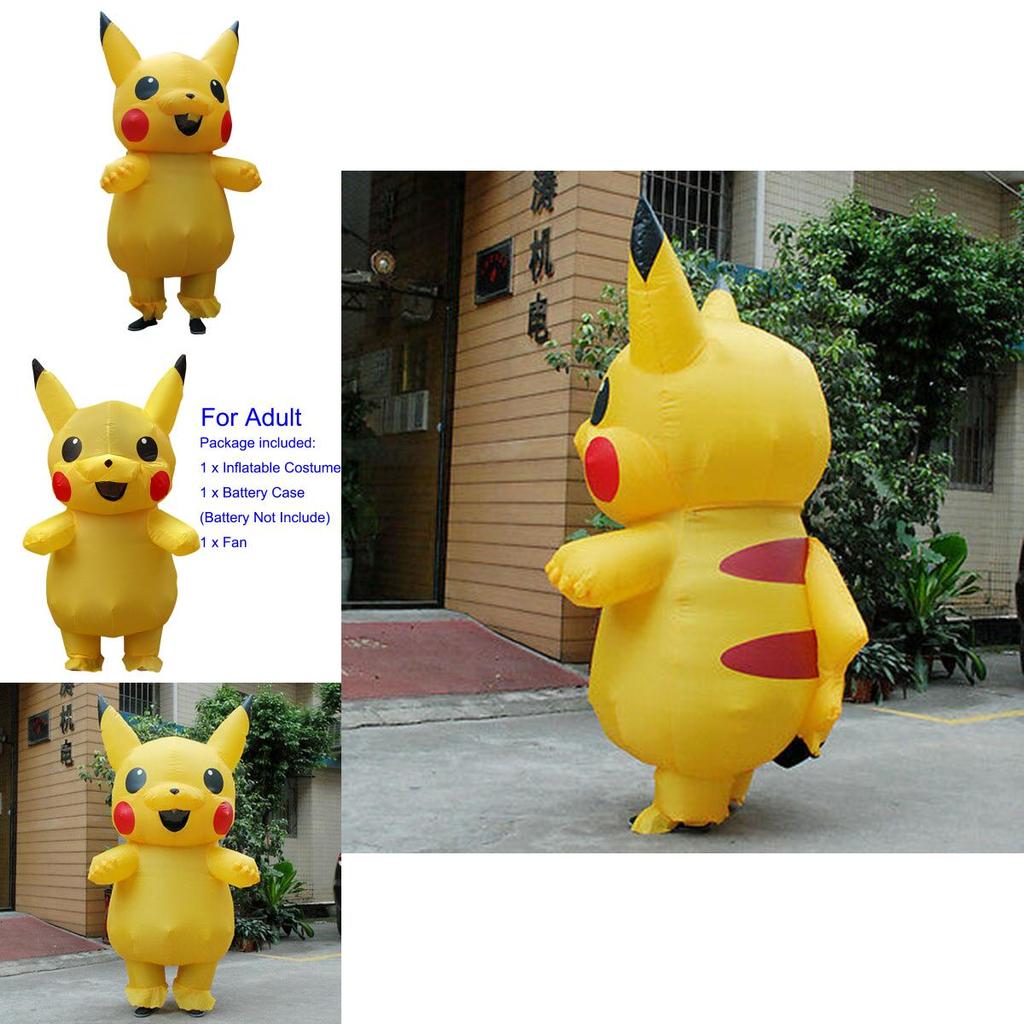 Fantastic Pikachu Costume For Kids Fancy Dress Parties Made From Lightweight Polyester