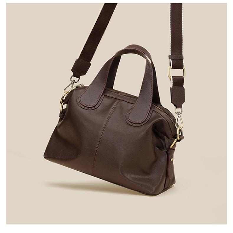 Viney Retro Style Leather Handbag Crossbody Bag