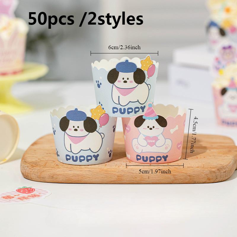 Christmas Baking Cups Food Grade Paper Cup Cake Baking Muffin Molds Oil-proof Cupcakes Liners Cases Xmas Cake Tools Party Decor