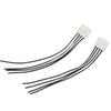 2PCS 4PIN Tail Light Harness Stable Connection Impact Resistant Replacement for Fiat Grande Punto