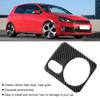 Carbon Fiber Headlight Switch Panel Frame Cover Trim Car Interior Decoration