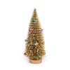 Decorazione da tavolo Piccolo albero di pino Neve Gelo Colorato Ago di pino in polvere Mini albero di Natale